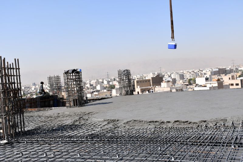 تصویر خبر بتن ریزی همزمان در بلوکهای یک و چهار