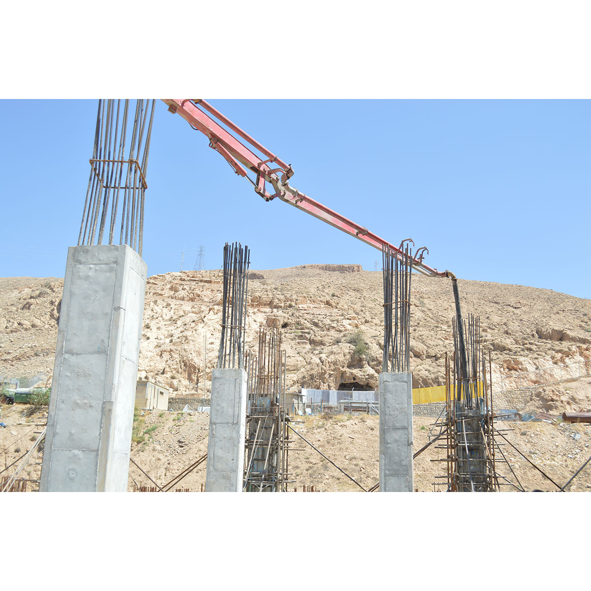 پیشرفت پروژه بیمارستان رسول اعظم شیراز /  مرداد 1401