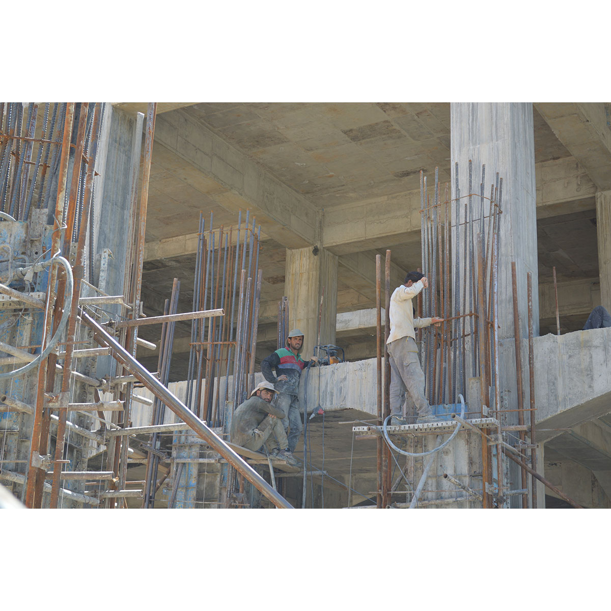 پیشرفت پروژه بیمارستان رسول اعظم شیراز /  مرداد 1401