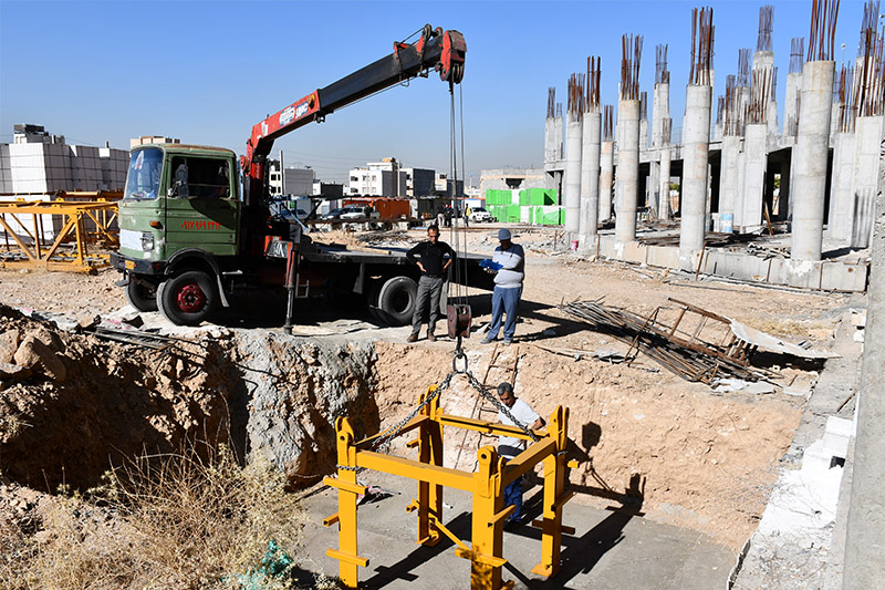 تصویر خبر اجرای فوندانسیون تاورکرین به ارزش چهارصد میلیون تومان