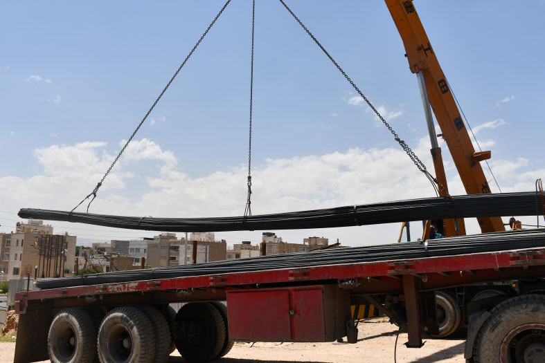 تصویر خبر خرید میلگرد مرحله دوم به ارزش 2 میلیارد تومان و به وزن 70 تن 